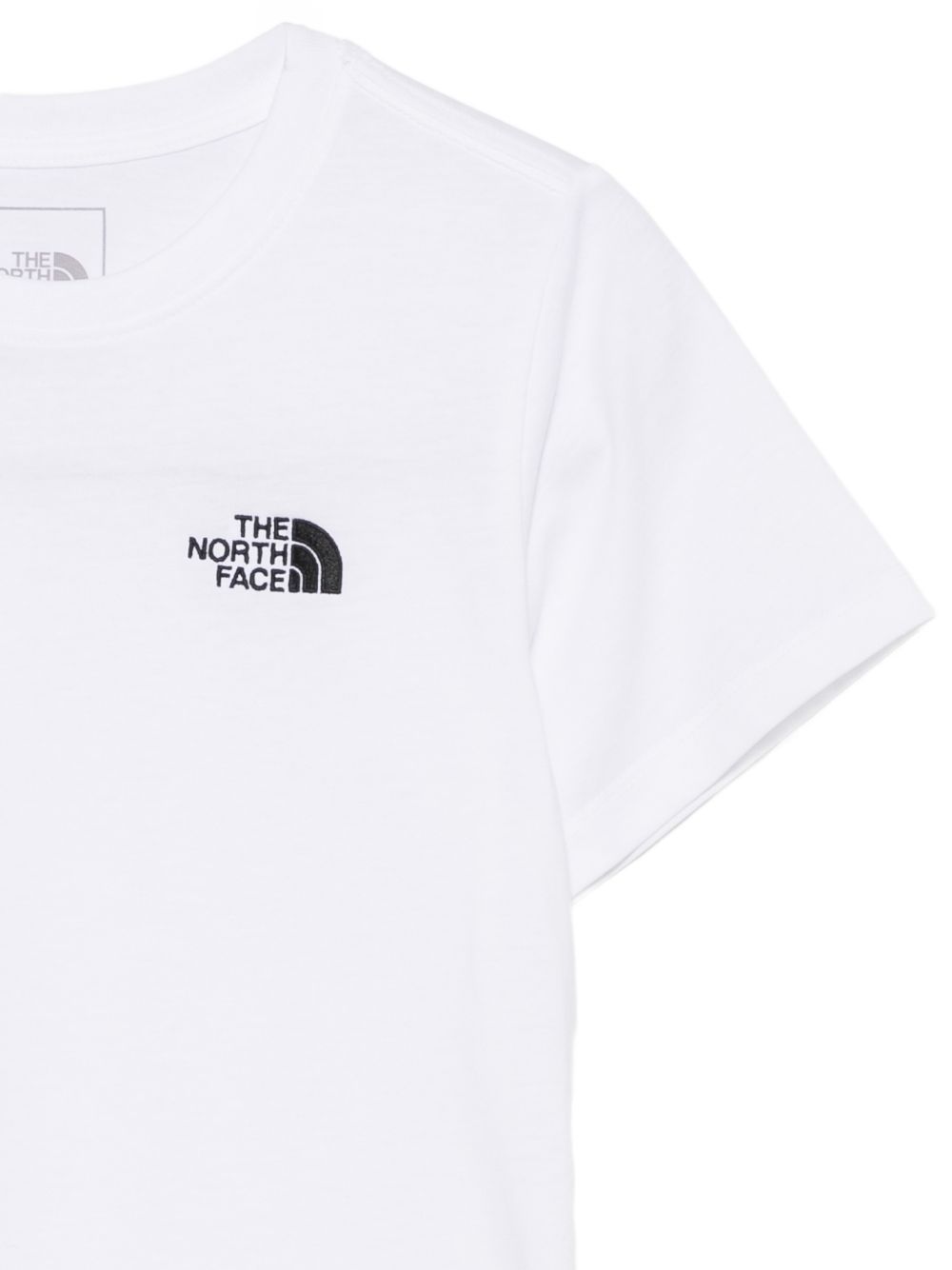T-shirt per bambini The North Face Kids bianca con dettaglio logo NF0A8F9Z FN41 THE NORTH FACE KIDS 