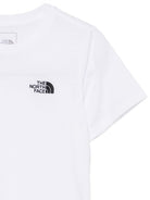 T-shirt per bambini The North Face Kids bianca con dettaglio logo NF0A8F9Z FN41 THE NORTH FACE KIDS 