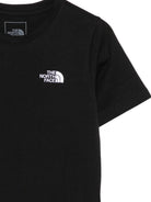 T-shirt per bambini The North Face Kids nera con dettaglio logo NF0A8F9Z JK31 THE NORTH FACE KIDS 