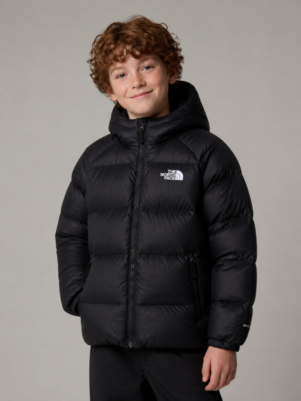 Piumino trapuntato per bambini The North Face Kids nero con cappuccio NF0A8H3R JK31 THE NORTH FACE KIDS 