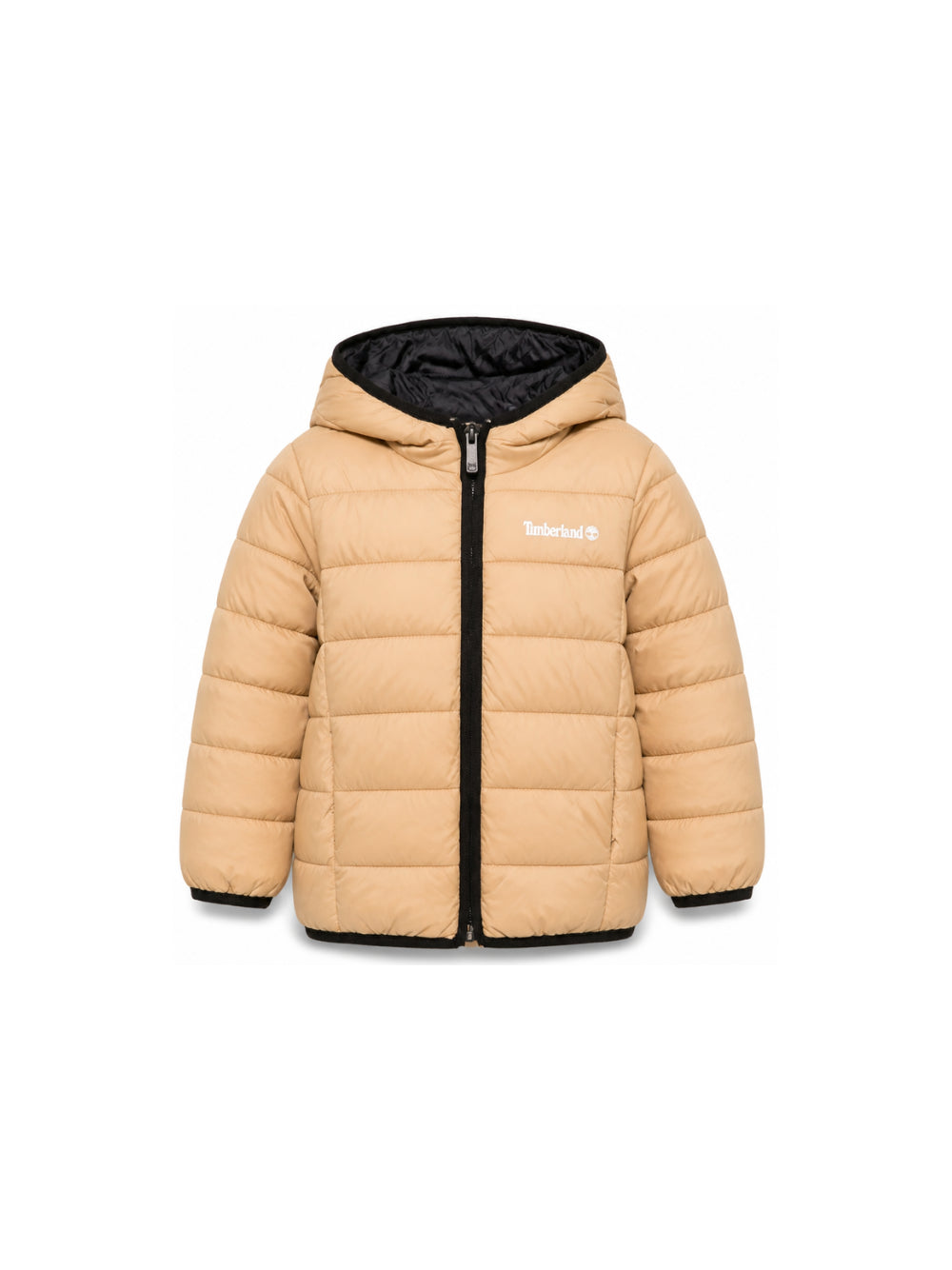Giubbino per bambino Timberland Kids beige con stampa logo sul petto T60377 230 TIMBERLAND KIDS 
