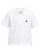 Polo per bambino Timberland Kids bianca con logo sul petto T60823 10P TIMBERLAND KIDS 