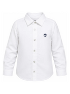 Camicia per bambino Timberland Kids bianca con logo sul petto T60844 10P TIMBERLAND KIDS 