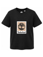 T-shirt per bambino Timberland Kids nera con stampa grafica T60969 09B TIMBERLAND KIDS 
