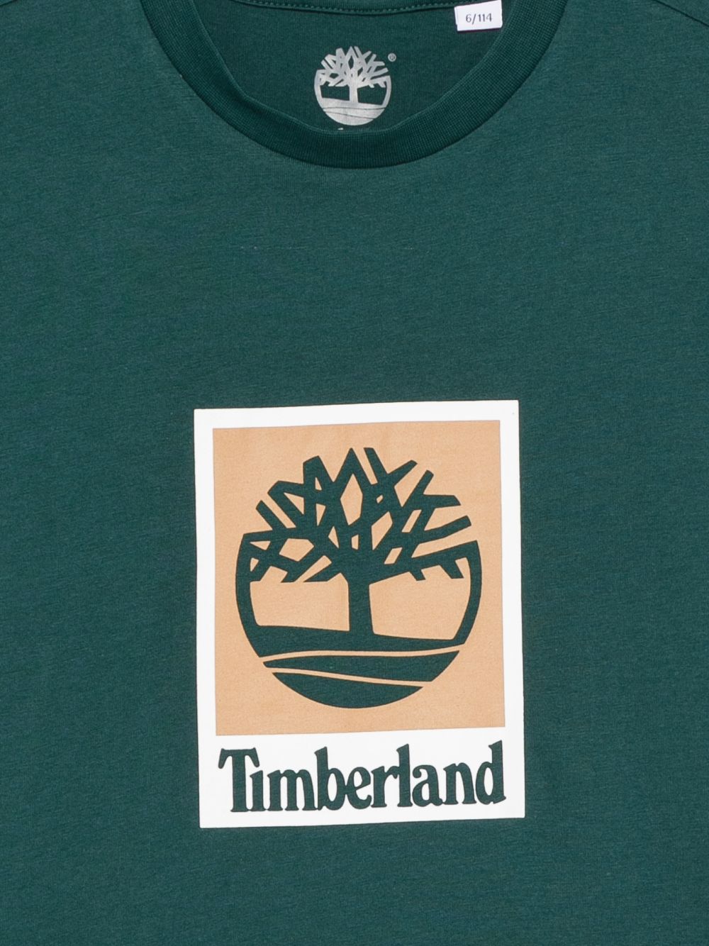 T-shirt per bambino Timberland Kids verde con stampa logo T60969 68R TIMBERLAND KIDS 