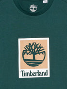 T-shirt per bambino Timberland Kids verde con stampa logo T60969 68R TIMBERLAND KIDS 
