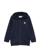 Felpa per bambino Timberland Kids blu con logo sul davanti T60973 849 TIMBERLAND KIDS 