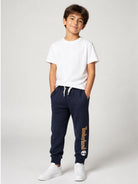 Pantatuta per bambino Timberland Kids blu navy con stampa logo sul lato T60974 849 TIMBERLAND KIDS 
