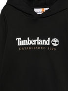 Felpa per bambino Timberland Kids nera con stampa logo sul davanti T60975 09B TIMBERLAND KIDS 