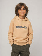 Felpa per bambino Timberland Kids beige con cappuccio T60975 P90 TIMBERLAND KIDS 