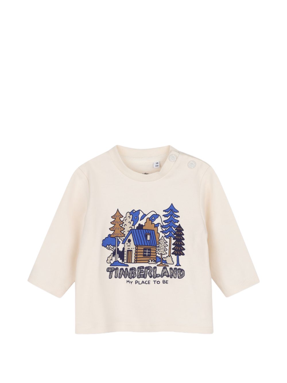 Tuta sportiva per neonato Timberland Kids blu con stampa grafica T61004 84N TIMBERLAND KIDS 
