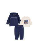 Tuta sportiva per neonato Timberland Kids blu con stampa grafica T61004 84N TIMBERLAND KIDS 