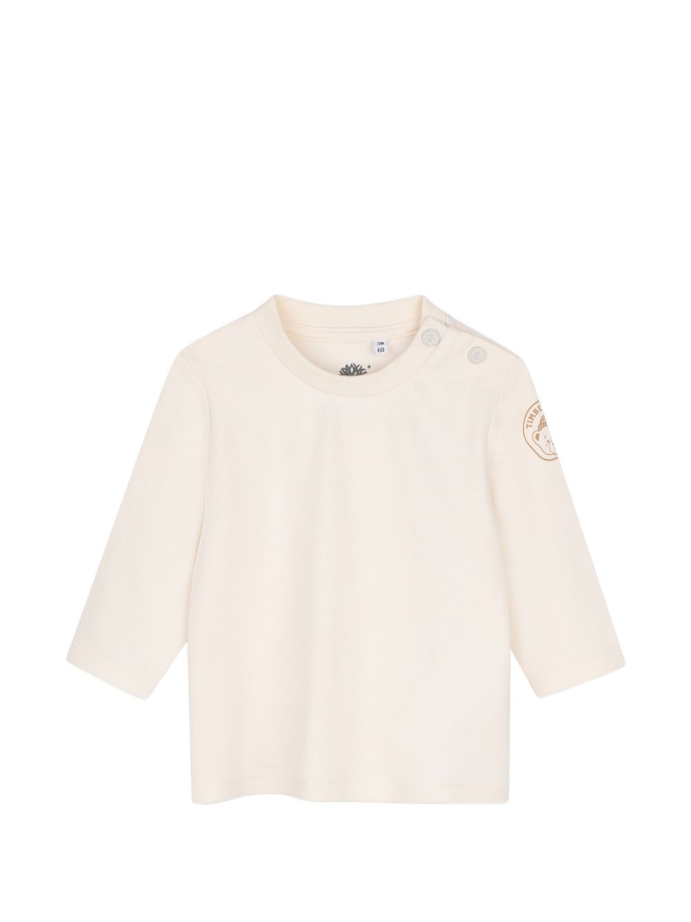 Set T-shirt e salopette per neonato Timberland Kids in denim con applicazione T61005 Z06 TIMBERLAND KIDS 