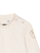 Set T-shirt e salopette per neonato Timberland Kids in denim con applicazione T61005 Z06 TIMBERLAND KIDS 