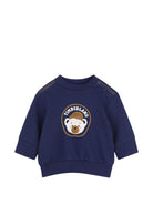 Set felpa e pantaloni per neonato Timberland Kids blu a coste con stampa T61009 84N TIMBERLAND KIDS 