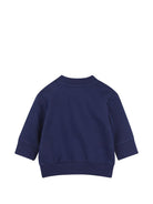 Set felpa e pantaloni per neonato Timberland Kids blu a coste con stampa T61009 84N TIMBERLAND KIDS 