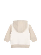 Felpa per neonato Timberland Kids beige con inserti in pile T61012 192 TIMBERLAND KIDS 
