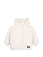 Giubbino per neonato Timberland Kids bianco con finitura in shearling T61013 127 TIMBERLAND KIDS 
