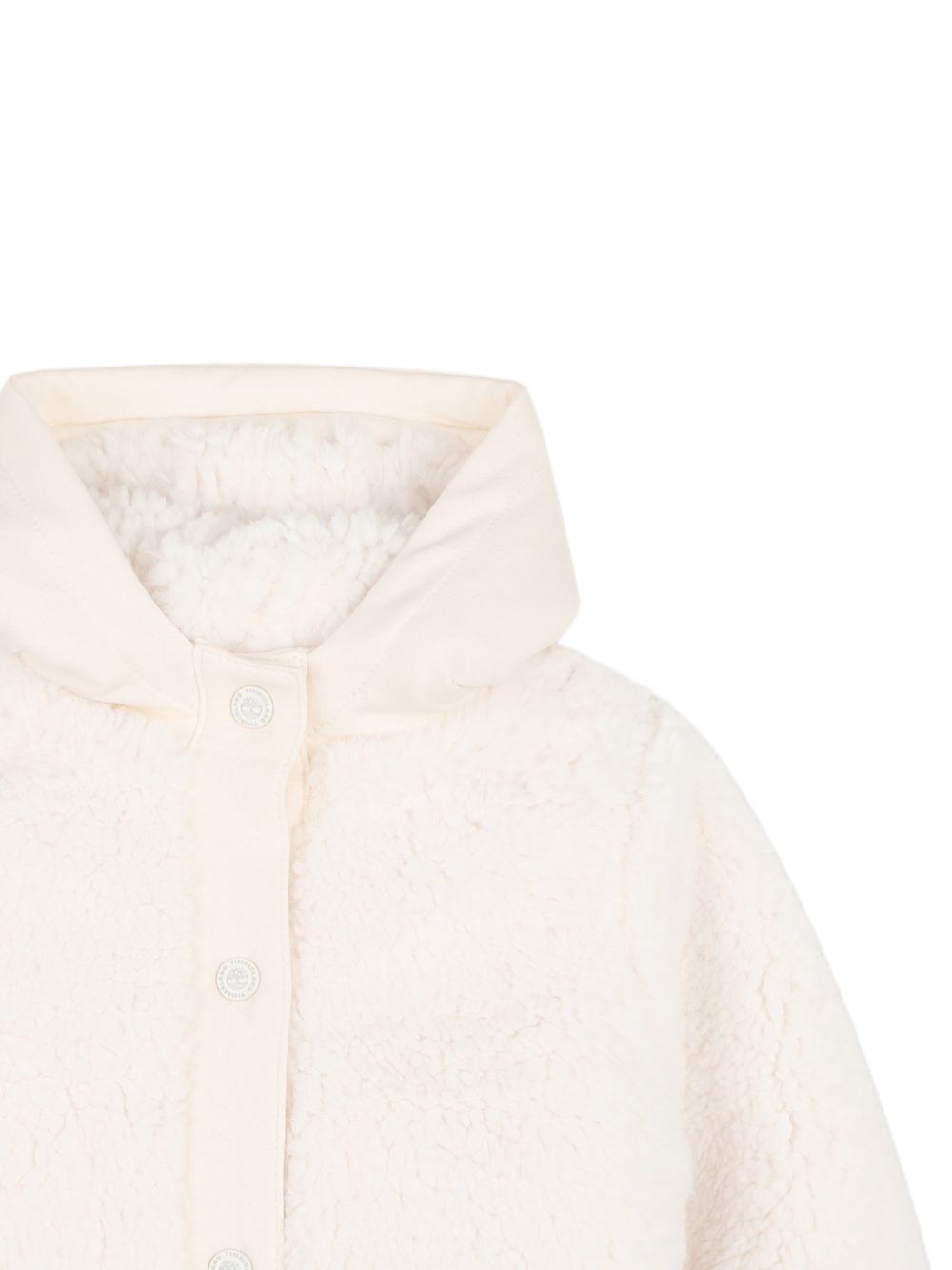 Giubbino per neonato Timberland Kids bianco con finitura in shearling T61013 127 TIMBERLAND KIDS 