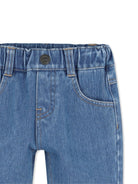 Jeans per neonato Timberland Kids in denim con applicazione logo T61014 Z06 TIMBERLAND KIDS 