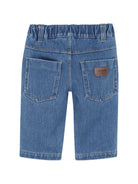 Jeans per neonato Timberland Kids in denim con applicazione logo T61014 Z06 TIMBERLAND KIDS 