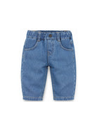 Jeans per neonato Timberland Kids in denim con applicazione logo T61014 Z06 TIMBERLAND KIDS 