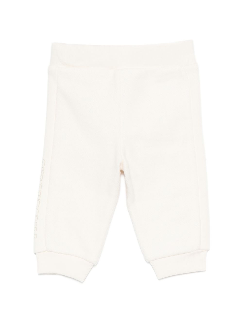 Pantaloni per neonato Timberland Kids beige con stampa logo sul lato T61015 127 TIMBERLAND KIDS 