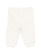 Pantaloni per neonato Timberland Kids beige con stampa logo sul lato T61015 127 TIMBERLAND KIDS 