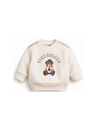 Felpa per neonato Timberland Kids color crema con stampa grafica T61017 127 TIMBERLAND KIDS 