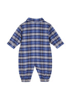 Tuta intera per neonato Timberland Kids blu con motivo a quadri T61018 84N TIMBERLAND KIDS 