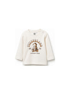 T-shirt per neonato Timberland Kids bianca con stampa grafica T61020 127 TIMBERLAND KIDS 