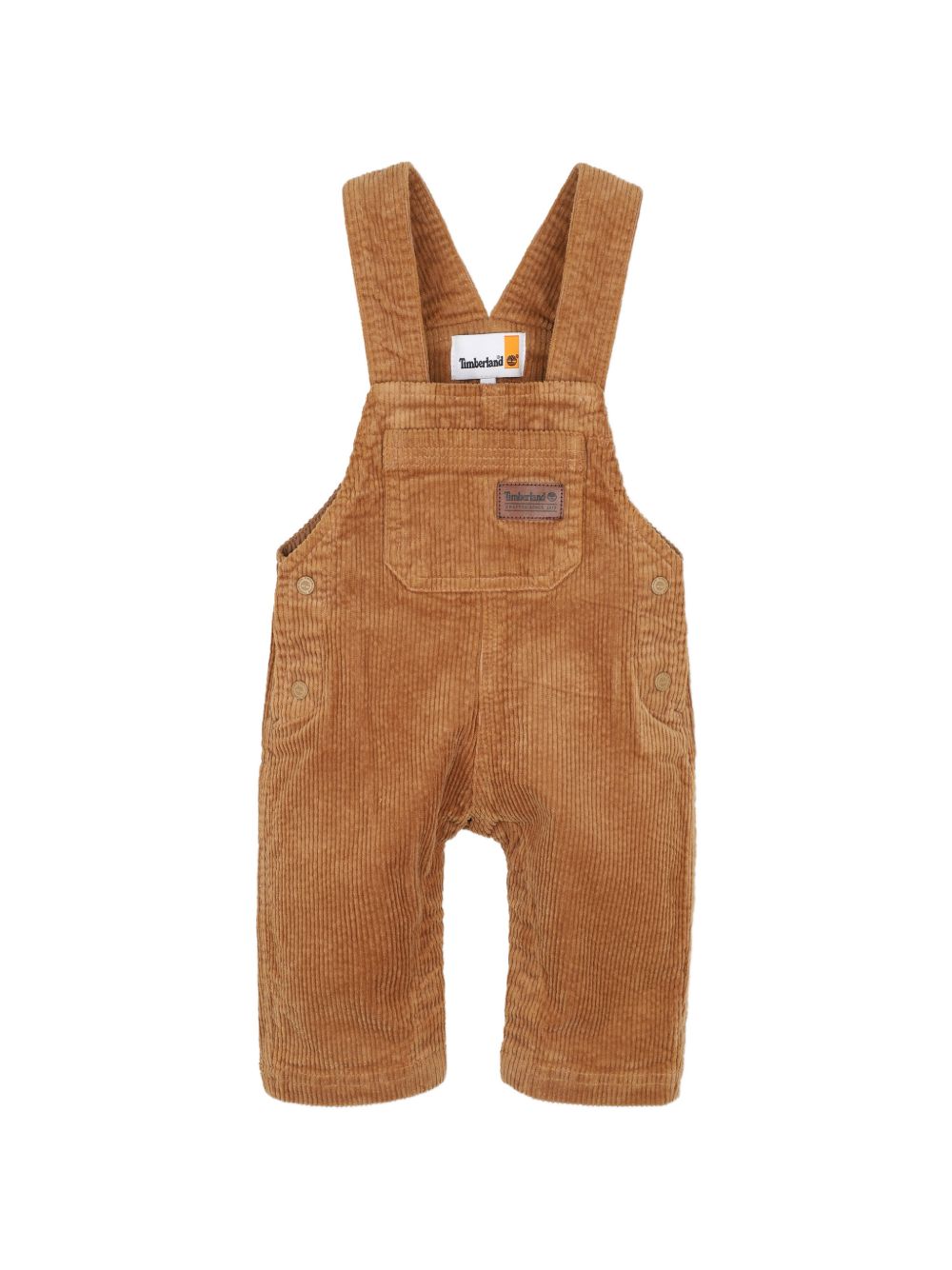 Salopette per neonato Timberland Kids marrone con trama a coste T61021 325 TIMBERLAND KIDS 