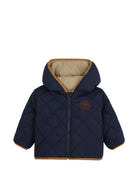 Giacca per neonato Timberland Kids blu con design reversibile trapuntata T61023 659 TIMBERLAND KIDS 