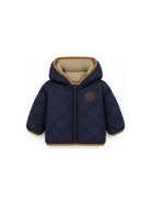 Giacca per neonato Timberland Kids blu con design reversibile trapuntata T61023 659 TIMBERLAND KIDS 