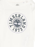 T-shirt per neonato Timberland Kids bianca con stampa grafica logo T61026 127 TIMBERLAND KIDS 