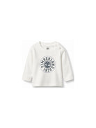 T-shirt per neonato Timberland Kids bianca con stampa grafica logo T61026 127 TIMBERLAND KIDS 