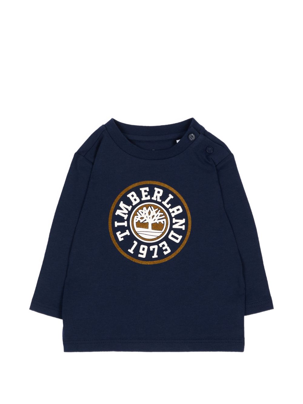 T-shirt per neonato Timberland Kids blu con stampa grafica T61026 849 TIMBERLAND KIDS 
