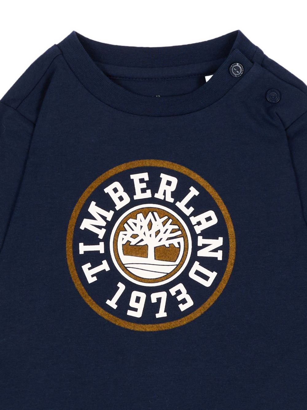 T-shirt per neonato Timberland Kids blu con stampa grafica T61026 849 TIMBERLAND KIDS 