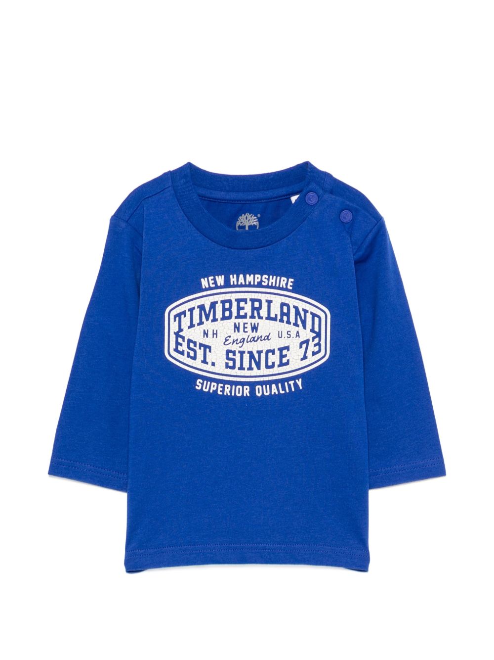 T-shirt per neonato Timberland Kids blu con stampa grafica con logo T61027 829 TIMBERLAND KIDS 