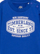 T-shirt per neonato Timberland Kids blu con stampa grafica con logo T61027 829 TIMBERLAND KIDS 