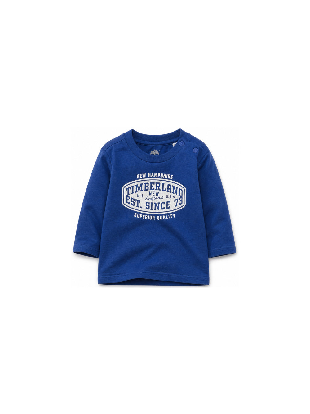 T-shirt per neonato Timberland Kids blu con stampa grafica con logo T61027 829 TIMBERLAND KIDS 