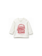 T-shirt per neonato Timberland Kids bianca con stampa grafica T61028 127 TIMBERLAND KIDS 