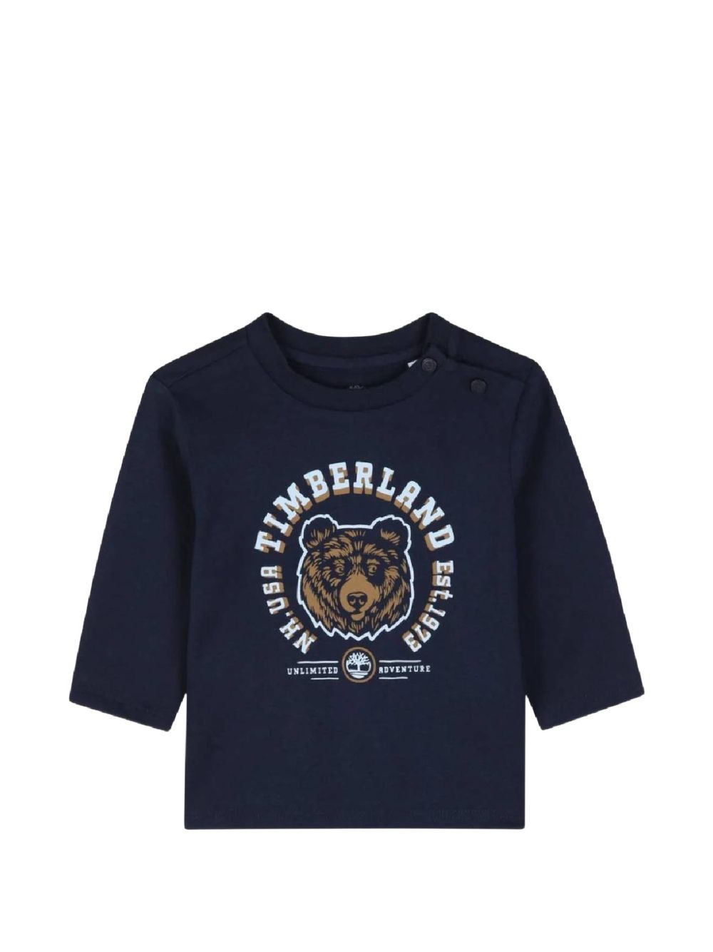 T-shirt per neonato Timberland Kids blu con stampa grafica T61029 849 TIMBERLAND KIDS 