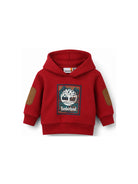 Felpa per neonato Timberland Kids rosso con stampa grafica T61035 974 TIMBERLAND KIDS 