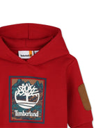 Felpa per neonato Timberland Kids rosso con stampa grafica T61035 974 TIMBERLAND KIDS 