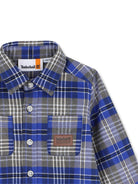 Camicia per neonato Timberland Kids blu con motivo a quadri T61039 829 TIMBERLAND KIDS 