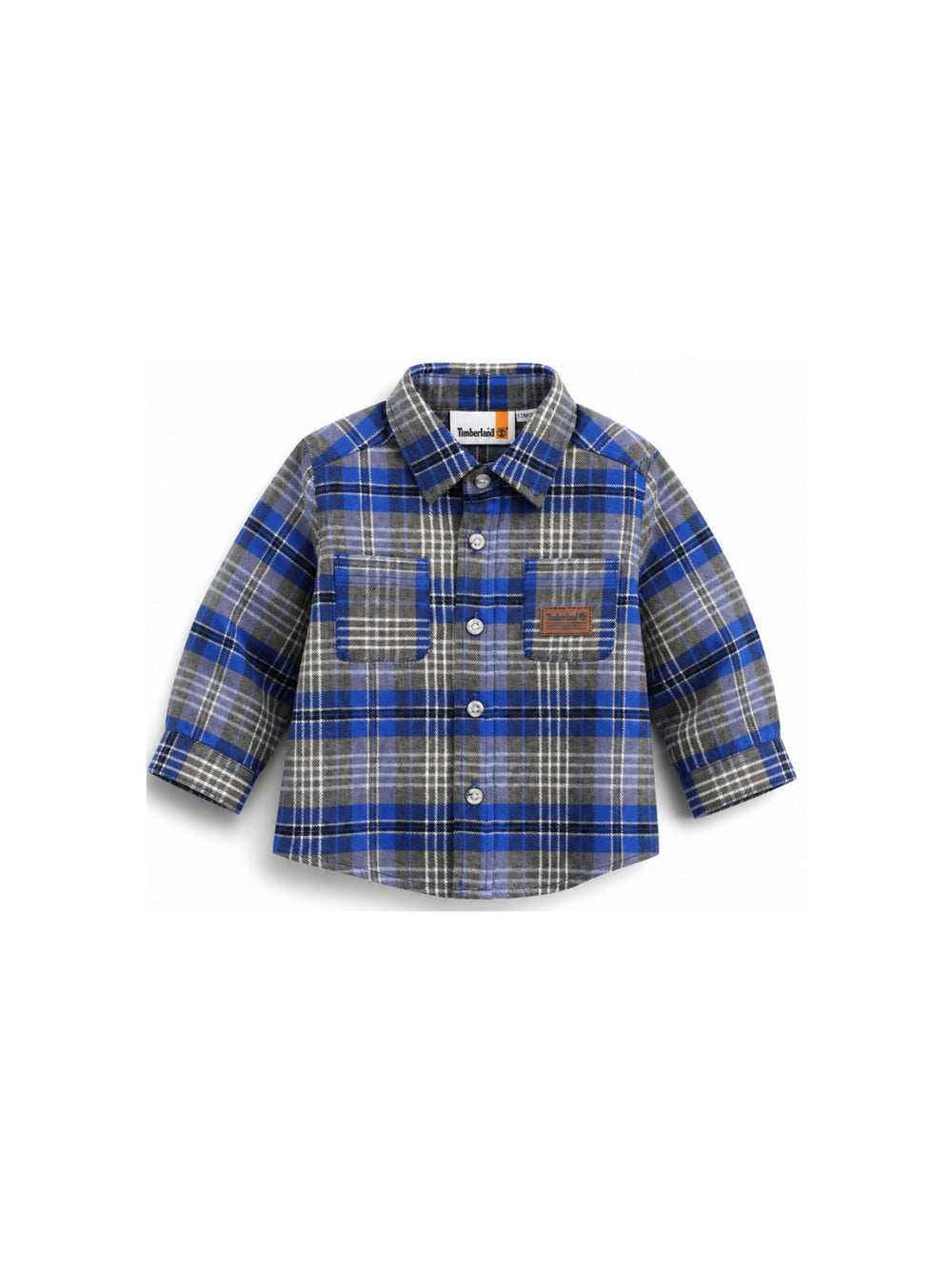 Camicia per neonato Timberland Kids blu con motivo a quadri T61039 829 TIMBERLAND KIDS 