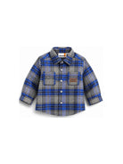 Camicia per neonato Timberland Kids blu con motivo a quadri T61039 829 TIMBERLAND KIDS 