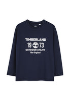 Set di due t-shirt per bambino Timberland Kids blu e bianca con stampa grafica T61047 849 TIMBERLAND KIDS 