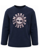 T-shirt per bambino Timberland Kids blu con stampa grafica T61049 849 TIMBERLAND KIDS 